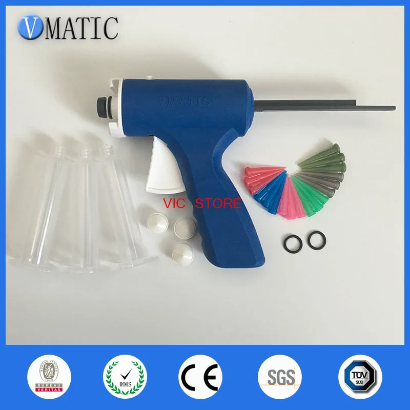 

Free Shipping 2023 Quality 10cc/ml Manual UV Glue Syringe Dispenser Dispensing Caulk Gun