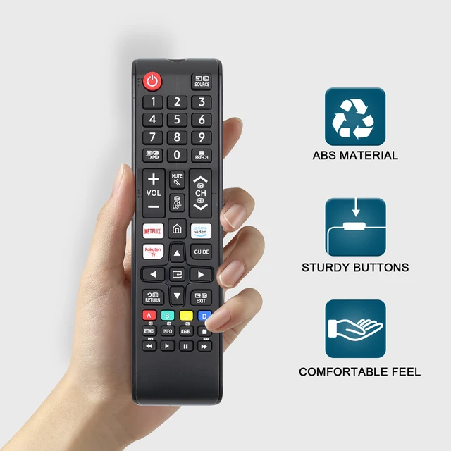 Universal Remote for All Samsung TV Remote BN59-01315J Replacement for All Samsung LCD LED HDTV 3D Smart TVs with Hulu Netflix P