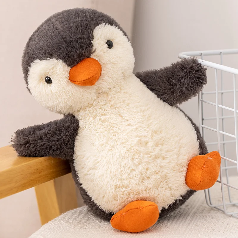 

High Quality Cute Fluffy Plush Toy Lovely Penguin Animal Doll Baby Comforting Sleeping Toy For Children Kids Birthday Gifts