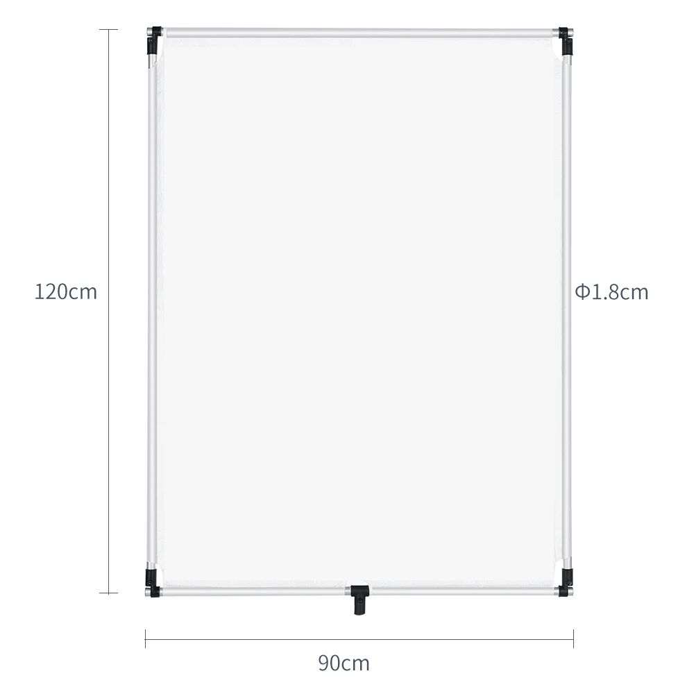 60x90cm 90x120cm Sun Scrim 대형 5in1 블랙 실버 골드 화이트 디퓨저 반사판 플래시 사진용 알루미늄 합금 프레임