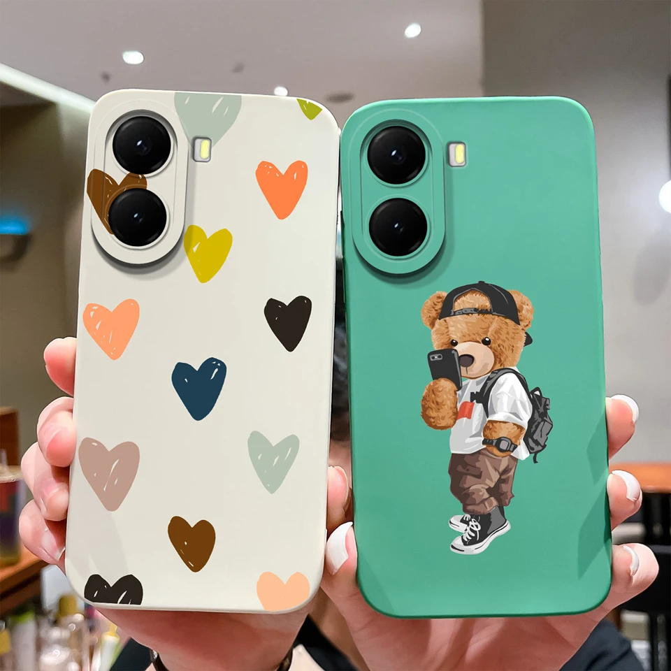 Lovely Bear Love Heart Shockproof Anti-Fall Luxury Shell Case