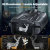 4K Night Vision Binoculars 32GB Infrared Night Vision Goggles 3” Large Screen 8X Digital Zoom Tactical Light for Camping Hunting 3