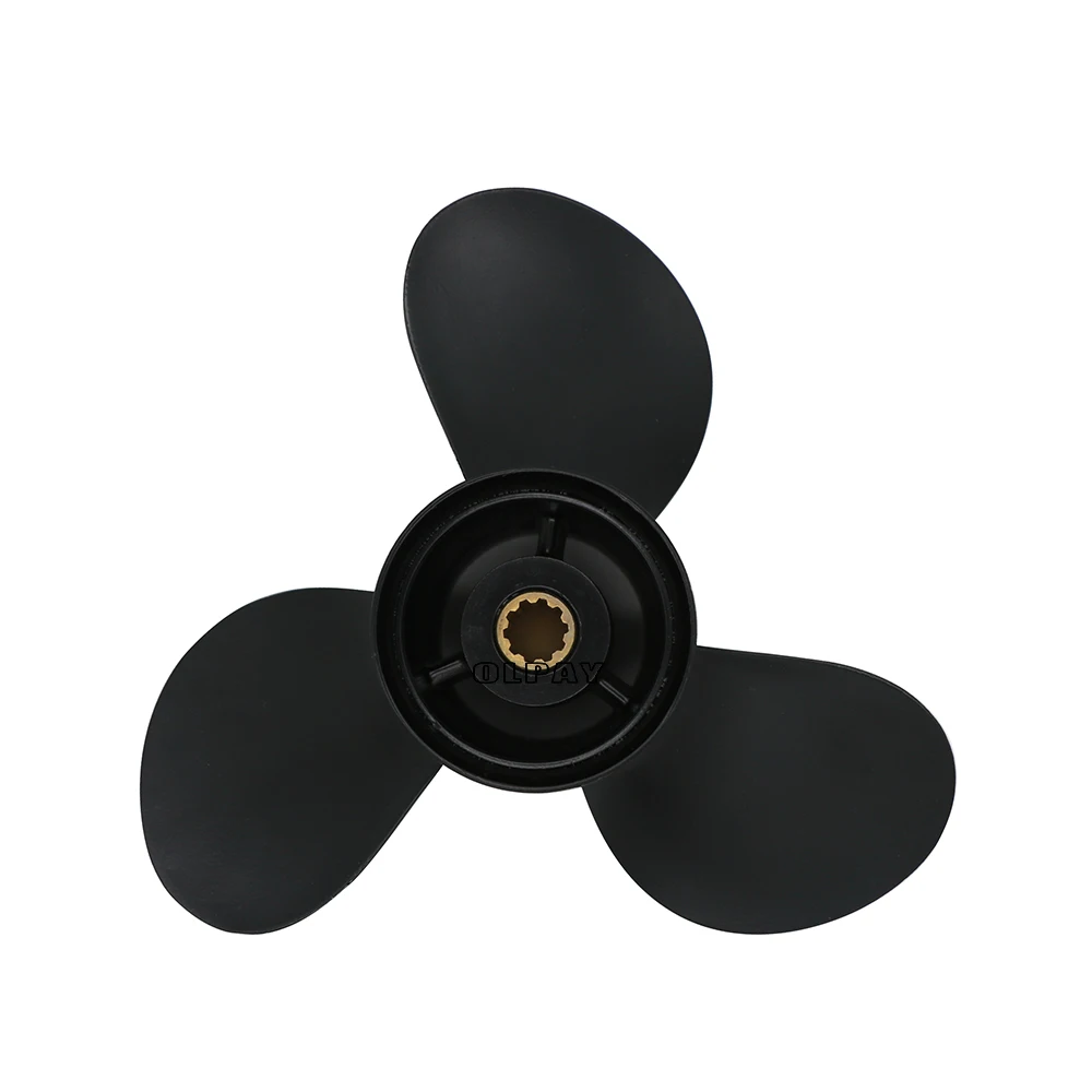 9.9x11 Propeller For Tohatsu Mercury Nissan 25HP 28HP 30HP Outboard Motor Aluminum Alloy Propeller 10 Spline 3R0B645230 outboard engine parts boat motor parts