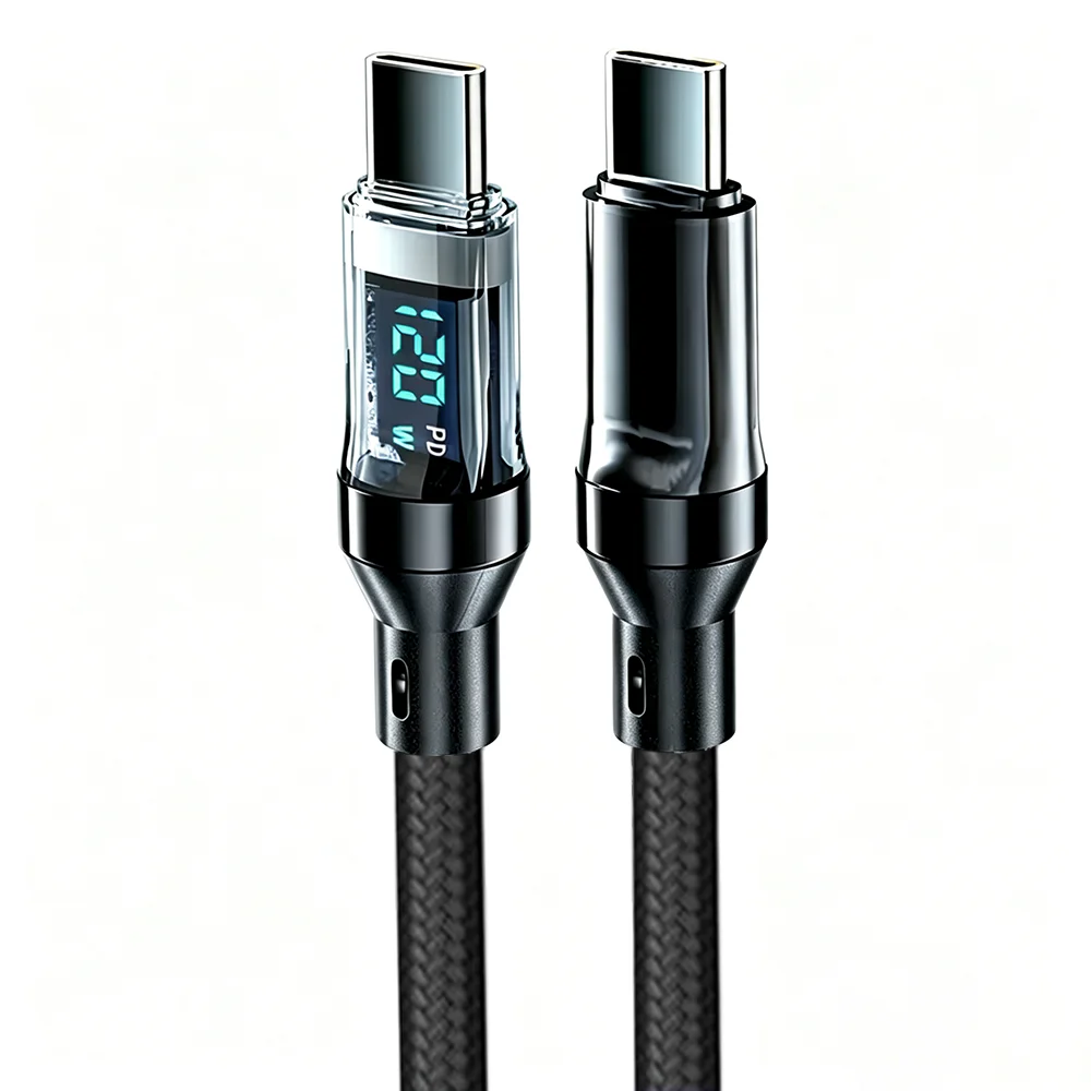 ตัวเลือกสินค้า สายชาร์จ USB-C 120W ชาร์จเร็ว ใช้ได้กับหลายแบรนด์