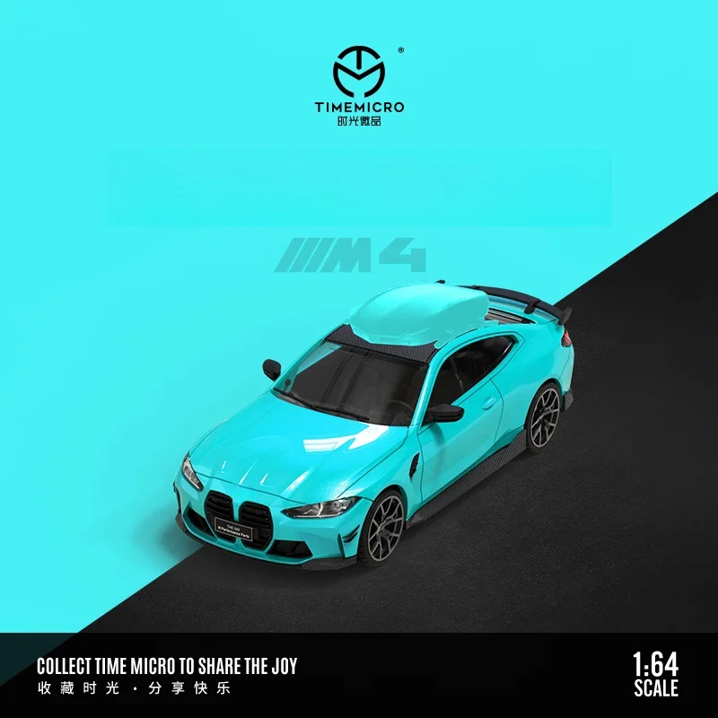 

TimeMicro1:64 M POWER M4 Tiffany Blue-версия аксессуаров имитация мини-дисплея Подарочная модель