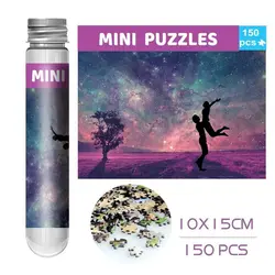 Creative Oil Painting Jigsaw Puzzle Set - 150 Pieces in Mini Test Tubes - Fun & Artistic Puzzle Game (10)