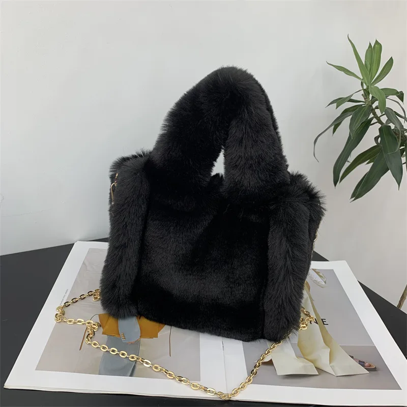 【BLACKPURPLE】25SS★ Fluffy Bag CLUELESSLY FUZZY BAG - Walmart.com