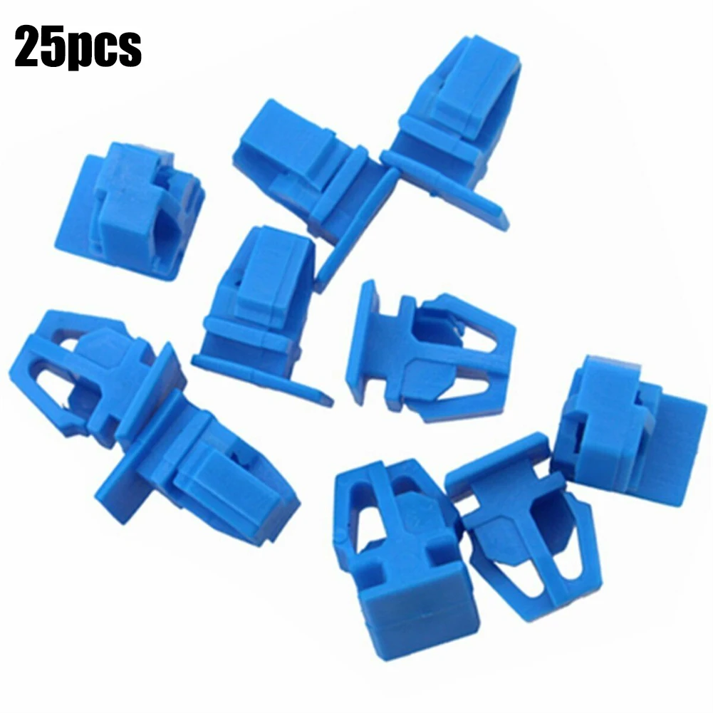 25PcsCarExteriorSideMouldingClipDoorBumpstripRetainingFastener