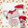 20cm cotton baby clothes cotton doll replacement set 1
