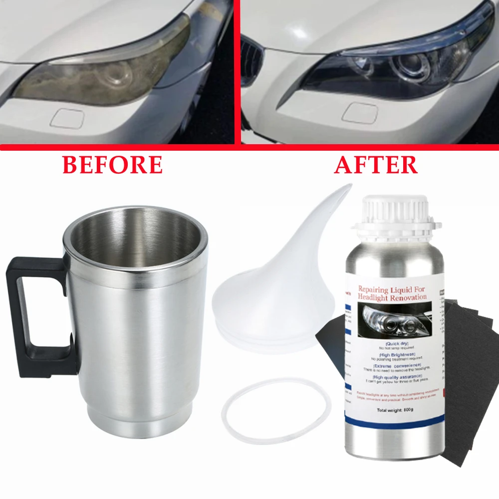 Car Headlight Cleaner Polymerization Headlight Renovation Kit Car