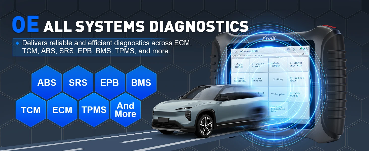 Xtool IP900BT OBD2 Diagnosegerät für Alle Fahrzeugsysteme mit ECU-Codierung, Aktivtest, Schlüsselprogrammierung und 41+ Reset-Funktionen, FCA CAN FD – Detail 8