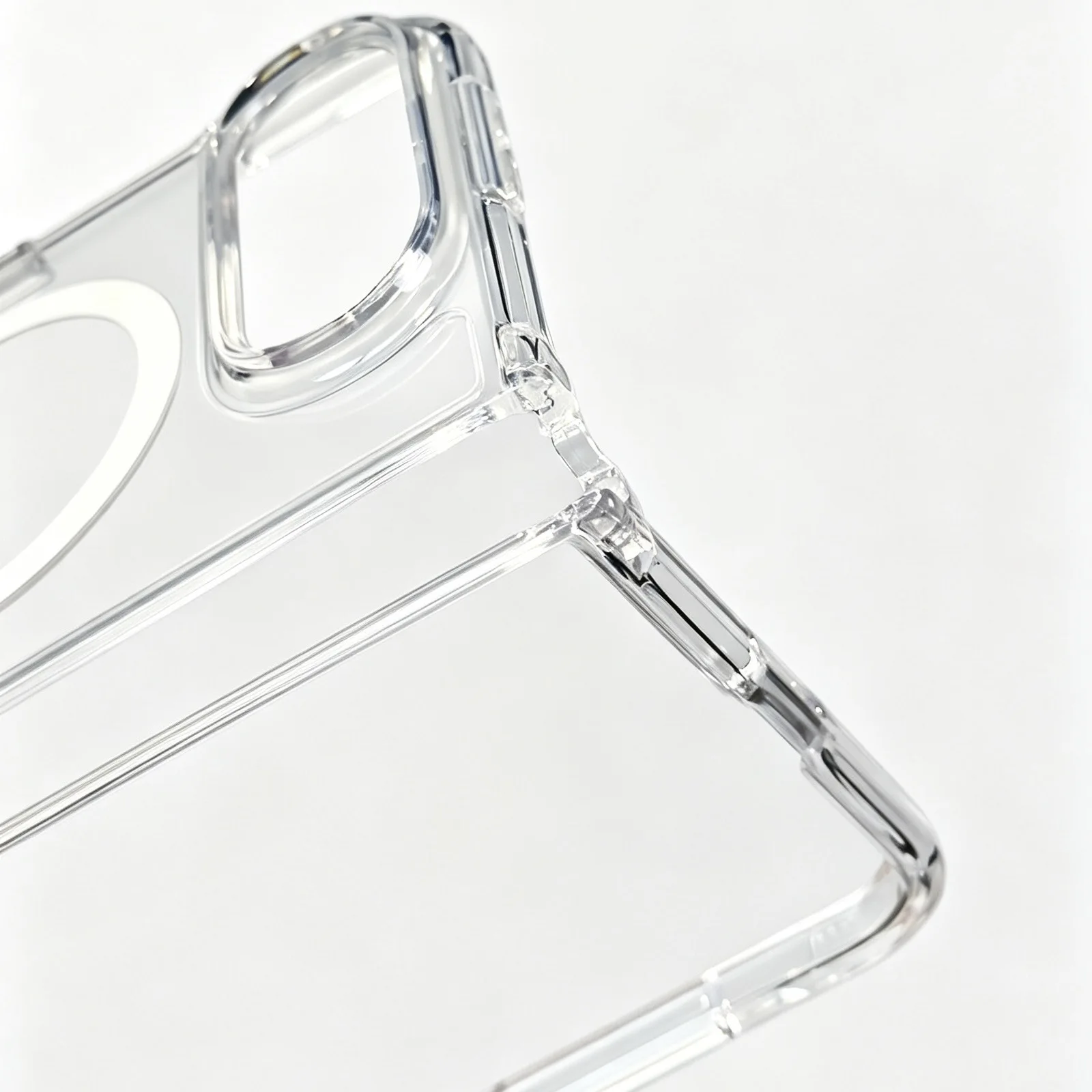 Magnetic Transparent Phone Case with MagSafe Wireless Charging Compatibility