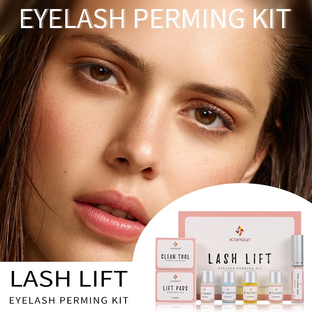 ICONSIGN Lashes Lifting Lash Lift Kit Eyelash Lamination Kit Eyelash Enhancer Perm Lash Eye Makeup Eyelash Beauty Tools