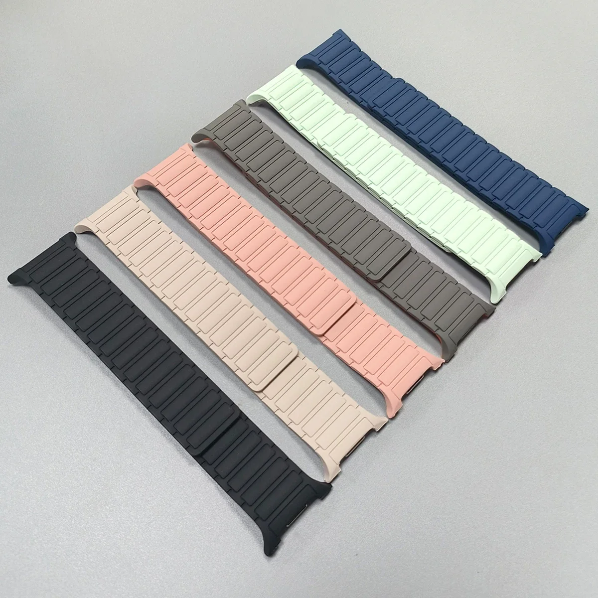 Universal Silicone Magnetic Loop Bracelet Strap