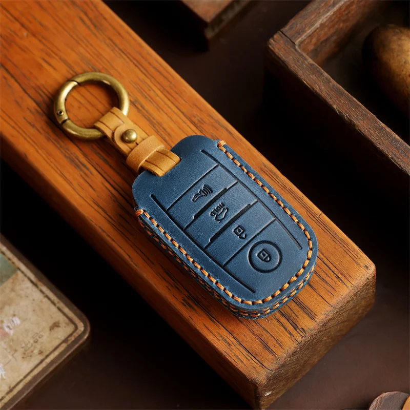 Premium Leather Car Key Case