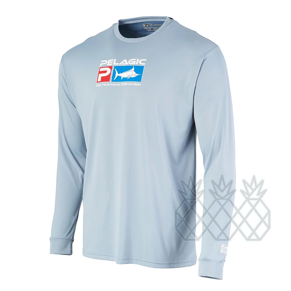 

Рубашка PELAGIC для рыбалки Мужская рубашка с длинным рукавом УФ быстросохнущая одежда для рыбалки Camisa Pesca UPF50 одежда для рыбалки Ropa De