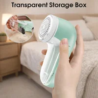 Portable Electric Fabric Shaver - Professional Lint Remover & Fuzz Trimmer for Clothes, Household Use with Sharp Blade and Brush 4