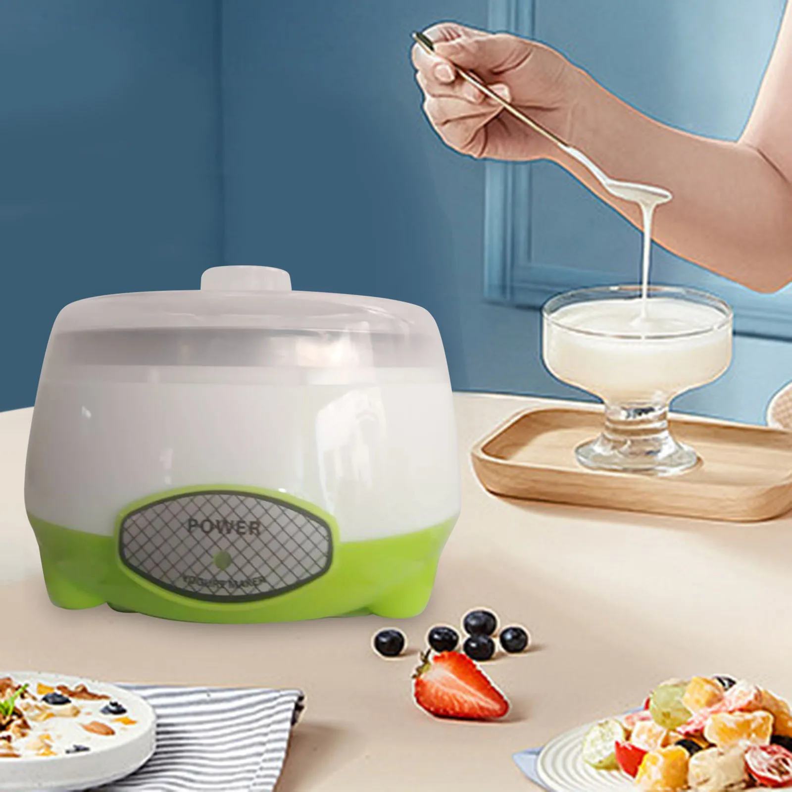 Yogurt Maker Constant Temperature Fermentation Mini Automatic Yogurt Machine PP Liner Electrical DIY Tools yogurt maker