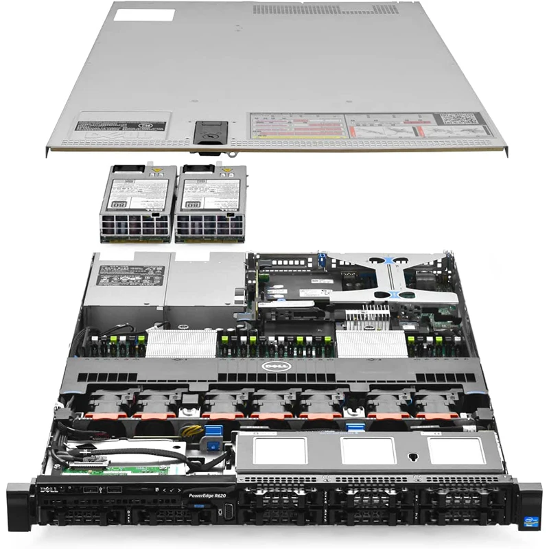 Poweredge R7525 Server Rack 2U Amd Epyc 7252 8C 64Gb Ram 480Gb Sata Ssd 2Tb 7.2K Sas Hdd Print Server