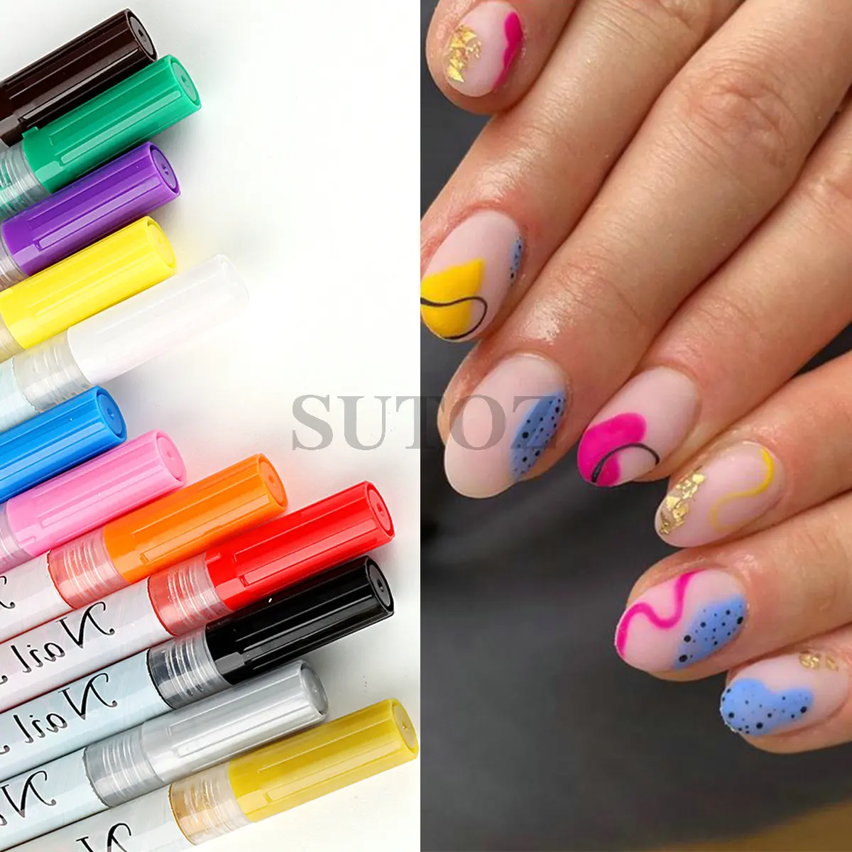 Acrylic Nail Art Graffiti Pen Drawing Painting Liner Tools DIY Lining  Flowers For Nail Desgin Manicure Gel Polish Acrylic - AliExpress