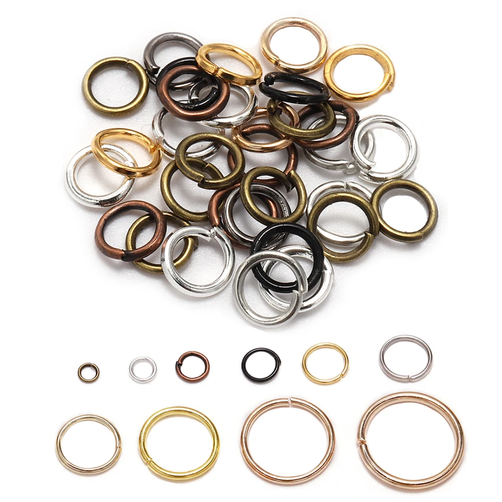 Metal Jewelry Making Findings Accessories  Metal Rings Jewelry Making 10mm  - Jewelry Findings & Components - Aliexpress