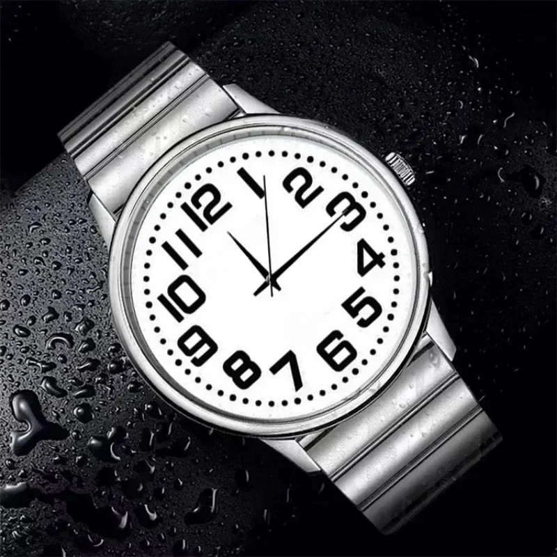 Gold Stainless Steel Stretch Expansion Watchband – Elastic Metal Strap