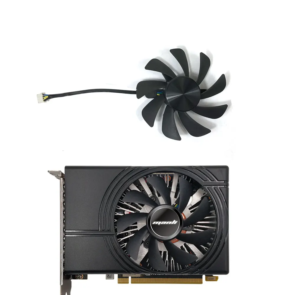 

New 85mm 4 pin M-NGTX1660/5REHDP-M1431 GPU Cooler fan for MANLI GTX 1660 N542 + M1431 Video Card Fan