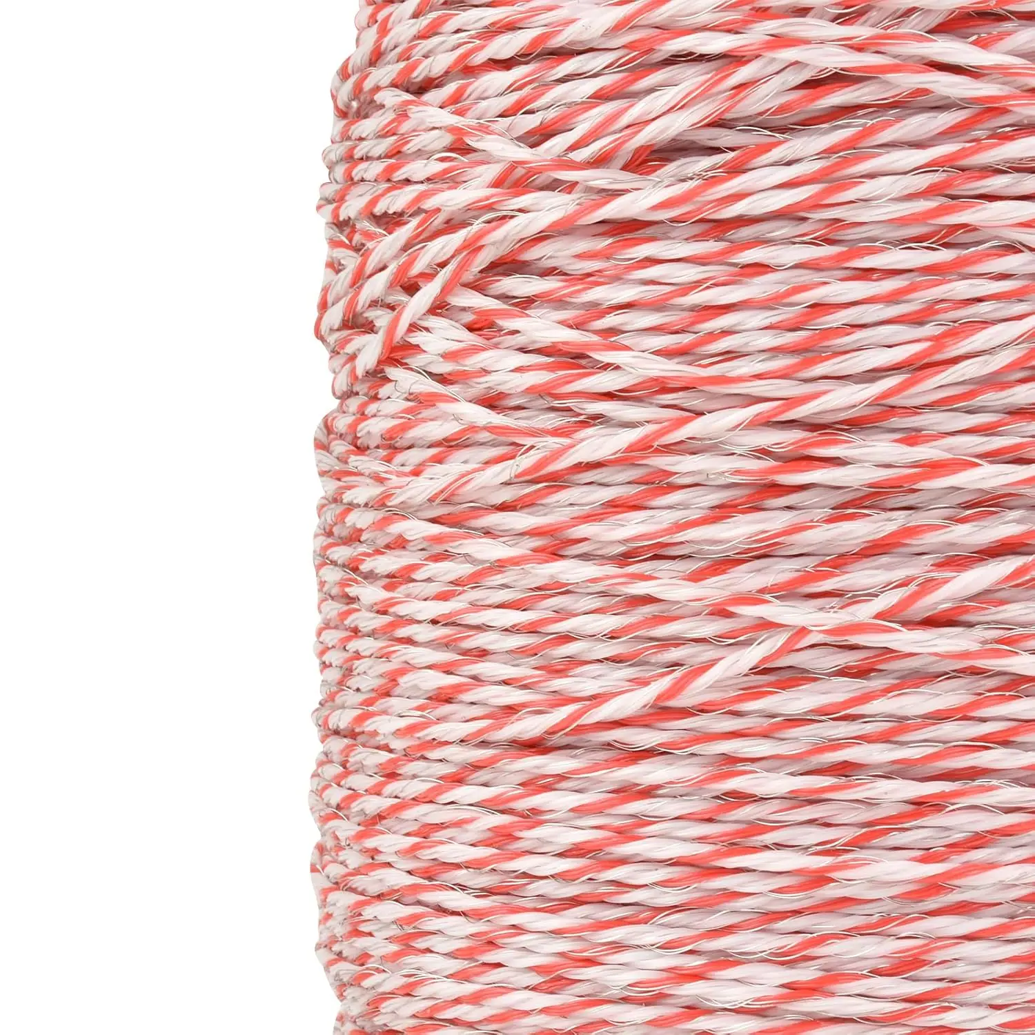 1000m Roll Electric Fence Rope Polywire with Steel Poly Rope for Sheep Horse Cattle Animal Fencing Ultra Low Resistance Wire electric fence rope