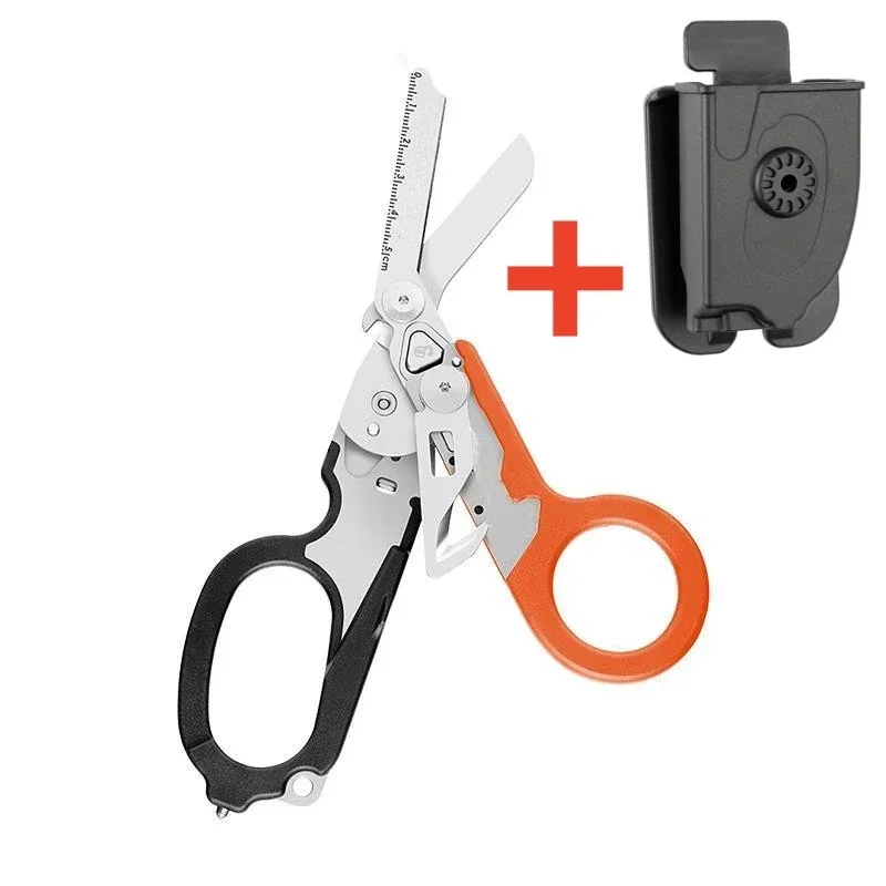 Tactical Multifunction Folding Survival Scissors and First Aid Tool