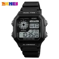 SKMEI 1299 Luxury Sport Watch for Men Waterproof Electronic Military Mens Digital Wristwatch Shockproof Clock 1335 Reloj Hombre 2