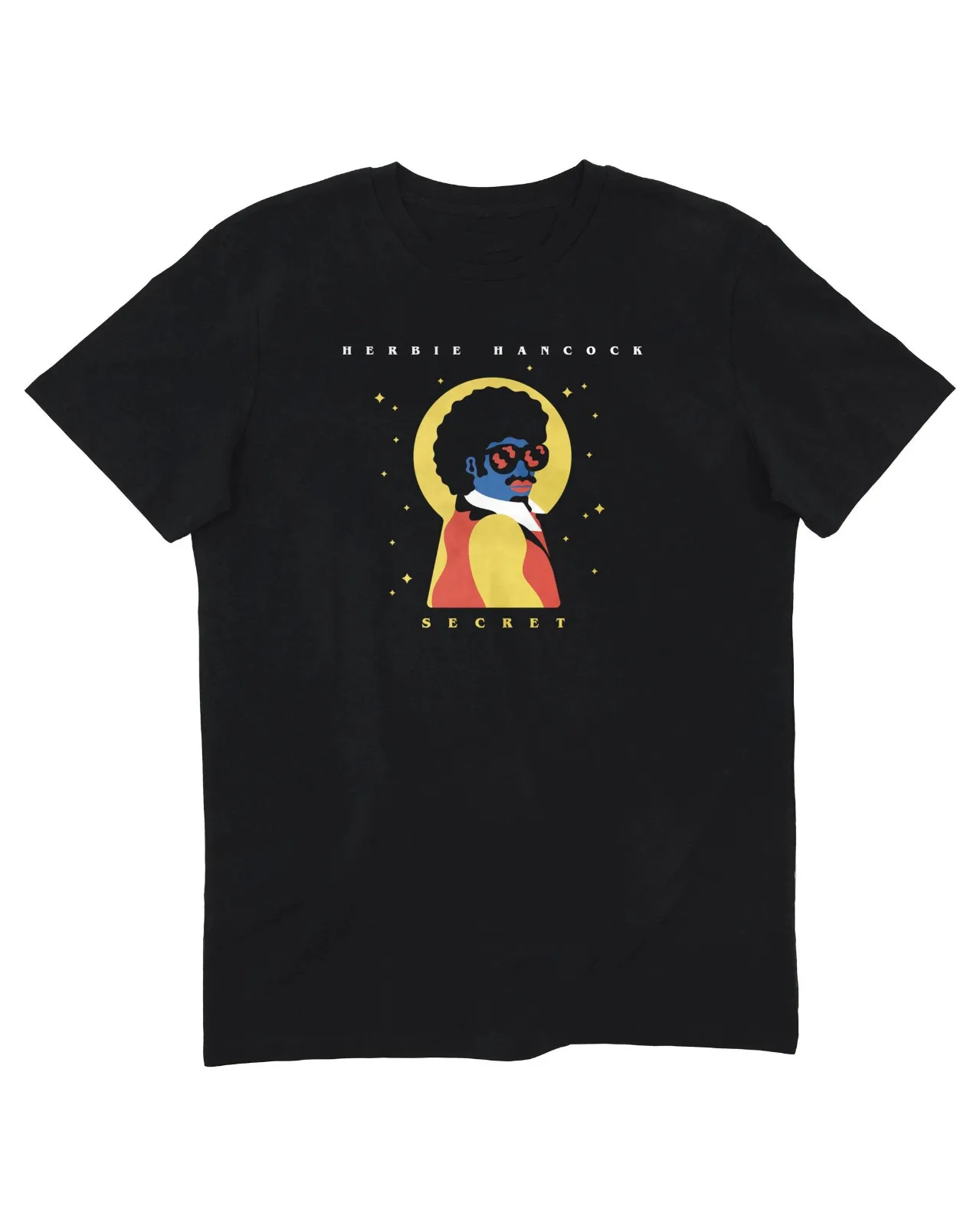 Vtg Herbie Hancock Secret Heavy Cotton Black S-5Xl Maglietta Unisex Hh1073