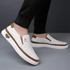 Men's Handmade Genuine Leather Casual Shoes 2024 New Luxury Brand Loafers Man Flats Comfortable Slip on Driving Shoes Moccasins 5