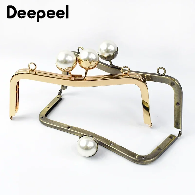 Telaio per Borsa in Metallo da 10 Pezzi, Chiusura a Bacio retrò Tono Bronzo, Catena a Semicerchio Fai da Te da 5 Cm, Ideale per Borse e Borsette per gli Amanti del