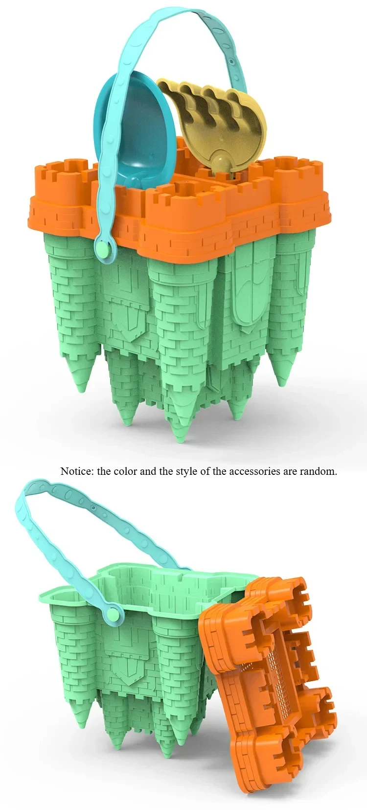 Beach Castle Bucket Play Sand Set