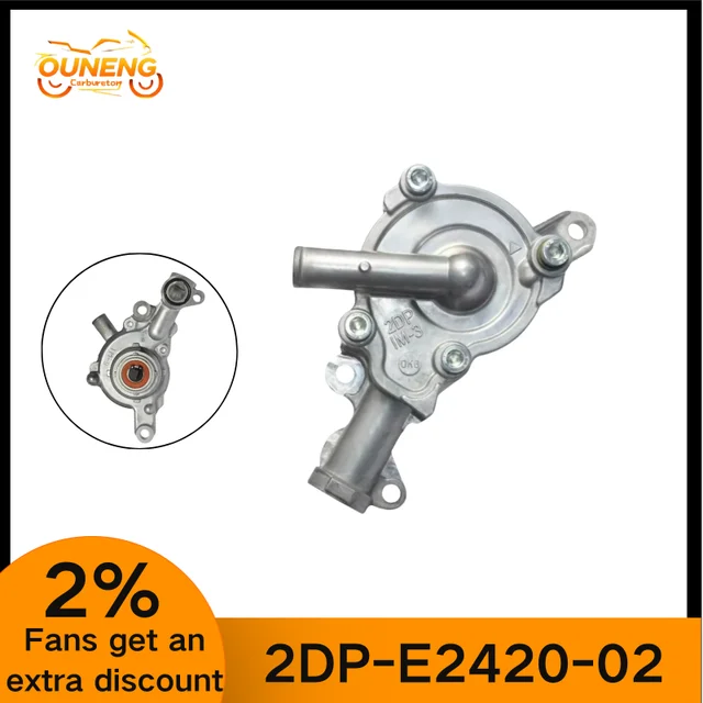ปั๊มน้ำ 2DP-E2420-02 สำหรับยามาฮ่า เอ็นแม็กซ์ 155 เอ็นแม็กซ์ 160 แอร็อกซ์ 155 เล็กซี่ วิซิออน ลามะ วิซิออน บารู/R15 V2 จูปิเตอร์ เอ็มเอ็กซ์ 1