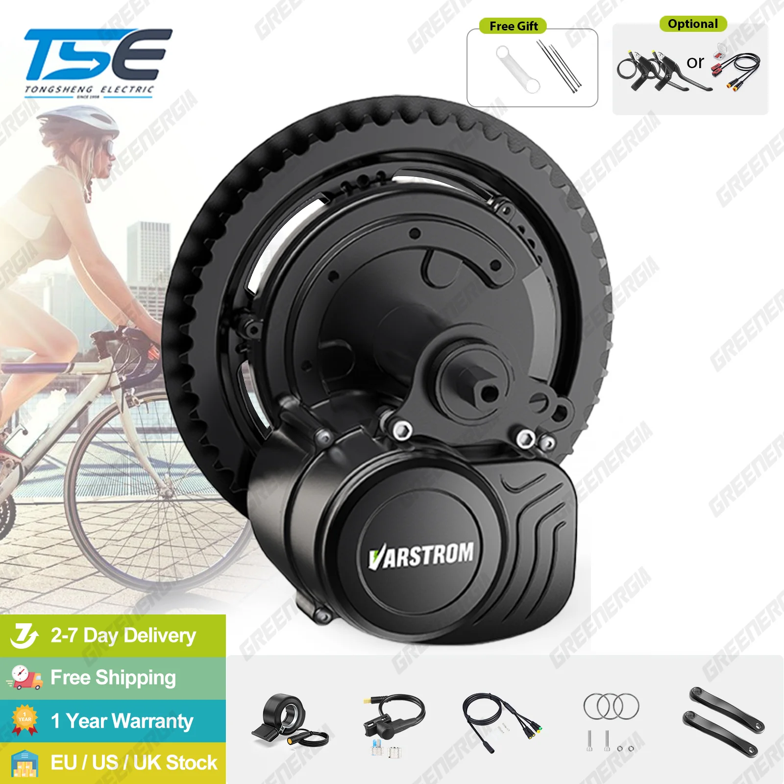 48 V 750 ワットリアハブモーターディスクブレーキ付きファットバイクモーター電動自転車キット Tongsheng TSDZ16 1000W  TSDZ8 750W TSDZ2B 500W 250W モーター ミッドドライブ トルクセンサー 自転車 電動自転車 変換キット 68-73mm -  AliExpress