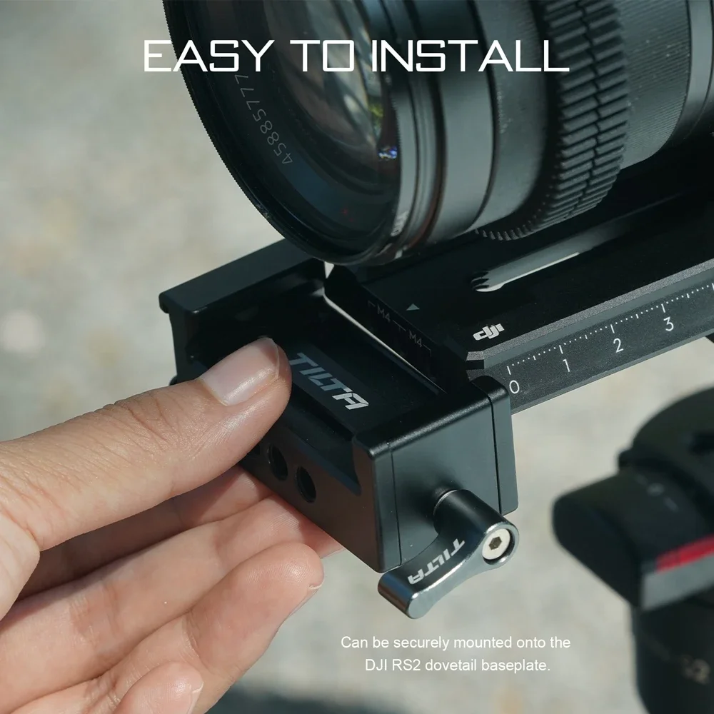 TILTA TGA-ERP Plaque Base Dégagement Rapide Extended Pour A7S III BMPCC 4K/6K DJI RS2 RSC2