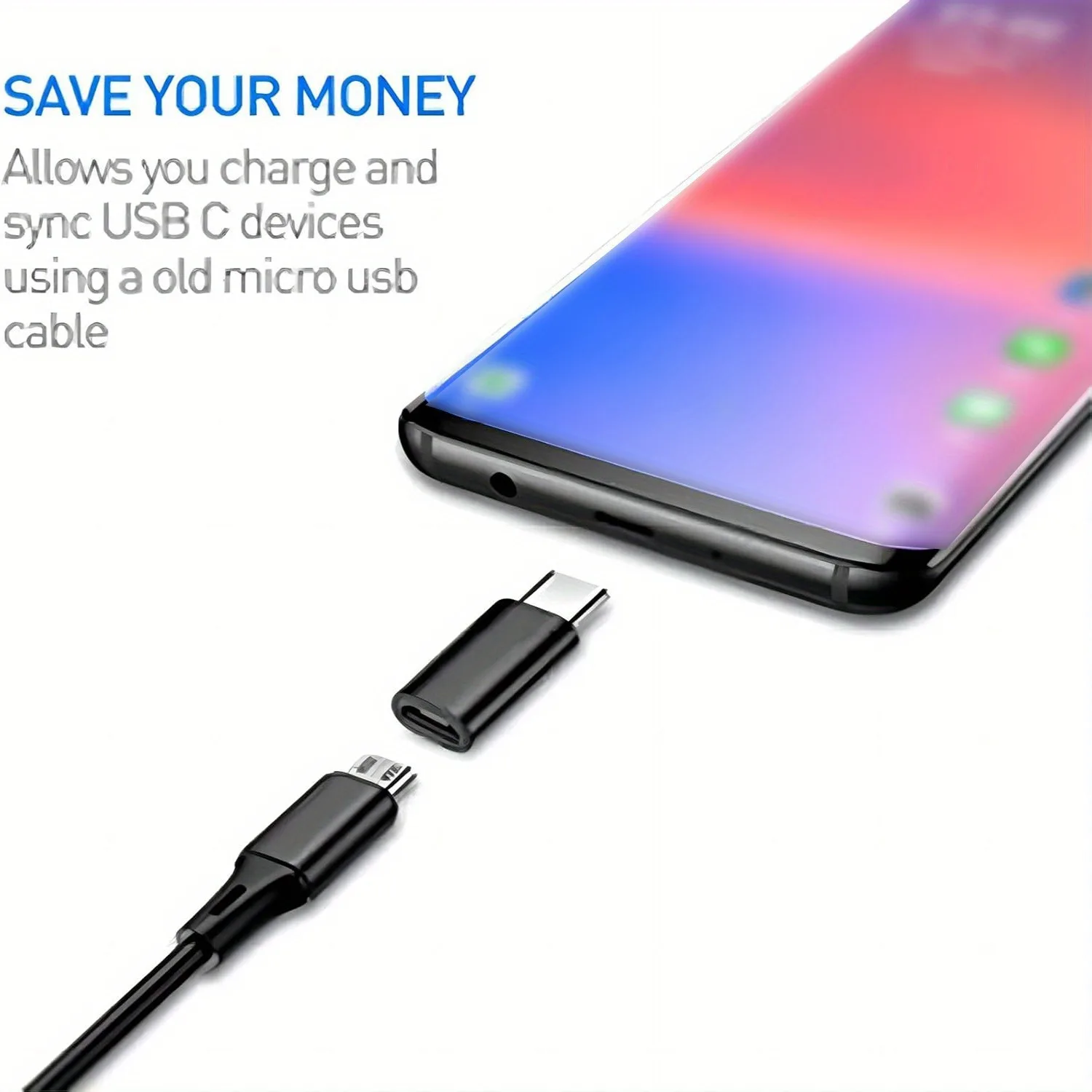 8-Pack USB-C Female to USB Adapter Set