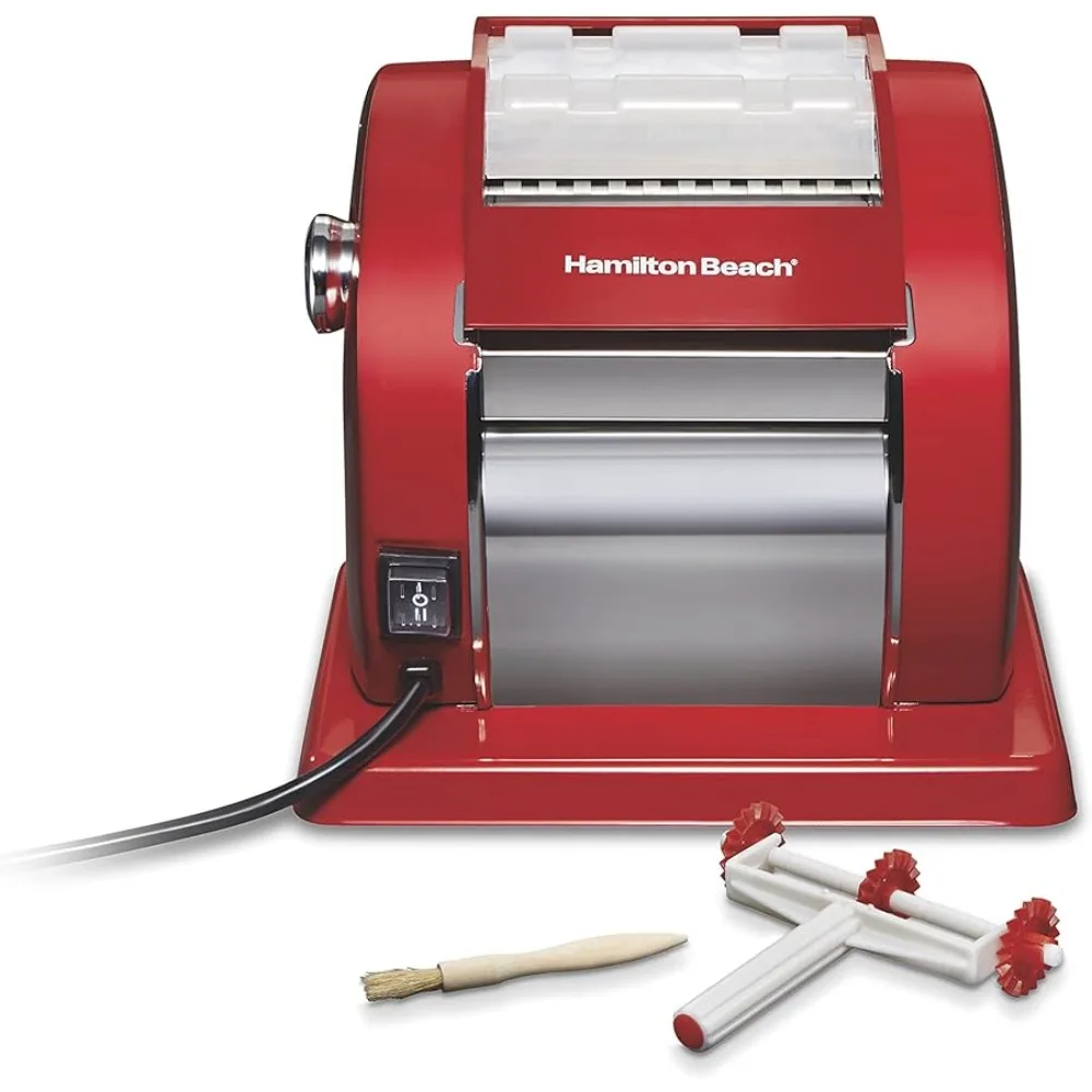 

Ручная машина для макаронных изделий, ламинатор для теста Красного (86651), бытовая машина для лапши, делает пресс для изготовления 6 широких листов