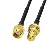 SMA Male RP SMA Male To RP SMA Male SMA Female RG174 Coaxial Cable Extension Cable Copper Feeder Wire For WIFI 3G 4G Antenna - Image 5
