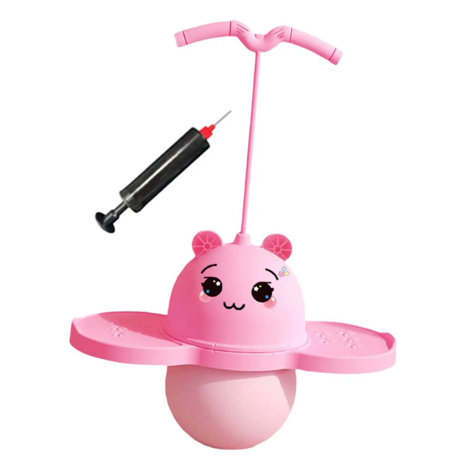 Pogo Ball with Handle with Ball Pump Exercise Pogo Stick for Kids Boys Girls
