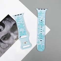 Floral Engraved Bracelet Strap - 42mm - Series 11 10 (ULU)