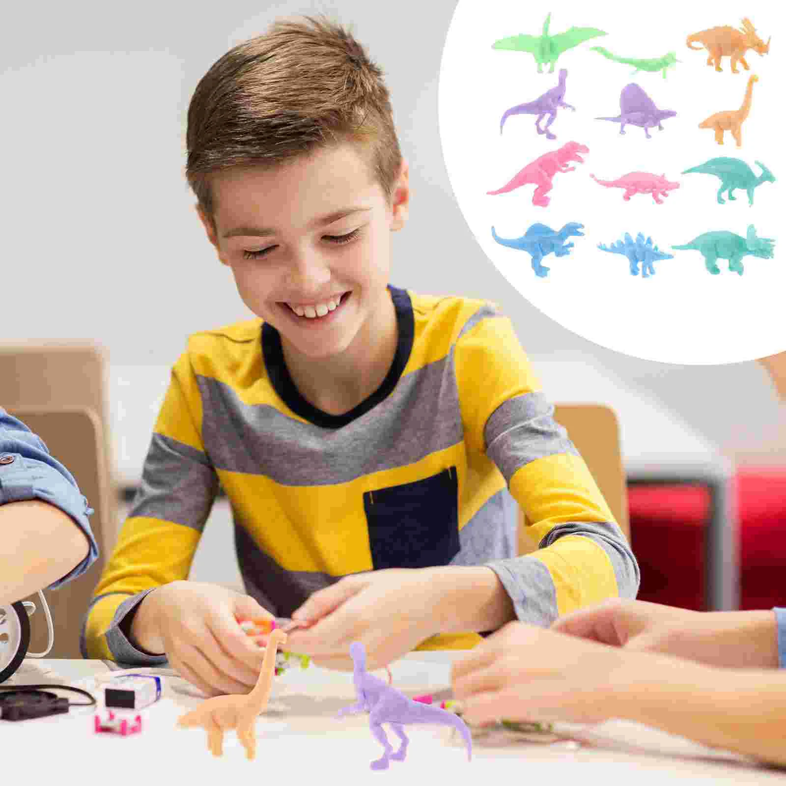 

Mini Dinosaur Model Children's Educational Toys Cute Simulation Animal Small Figures For Boy Gift For Kids Toys Miniatures