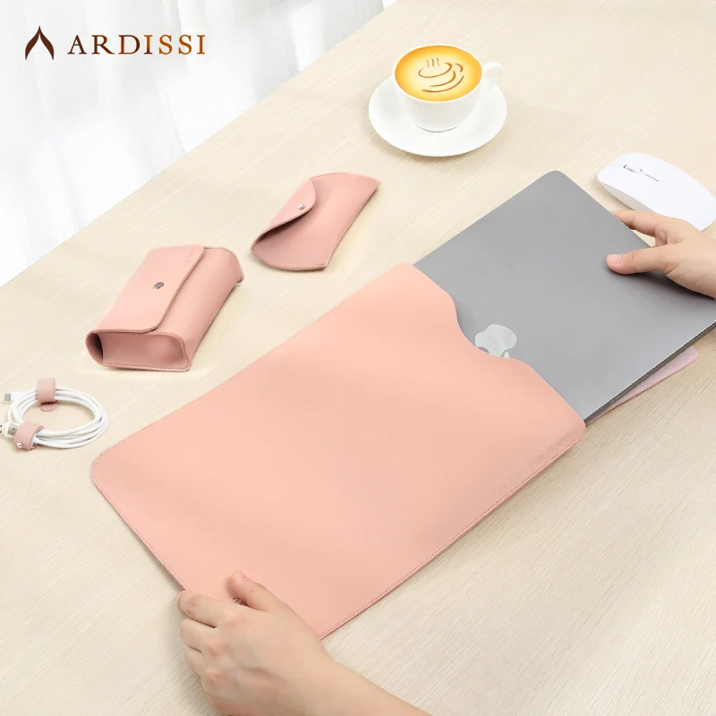 ARDISSI-슬리브 파우치, 마이크로 소프트 서피스 노트북 5 4 3 Go 2 12 13 15 인치 북 프로 9 8 7 + X 6 가죽 ..