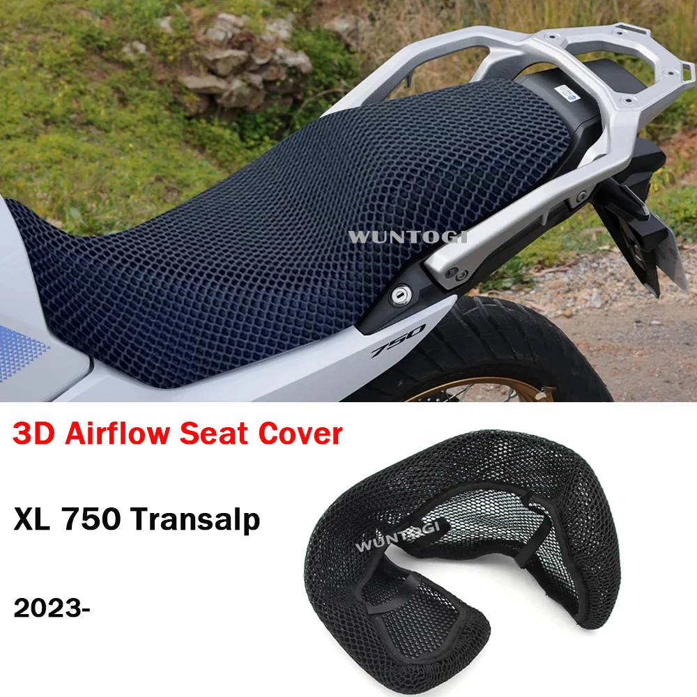 XL 750 Transalp Motorcycle 3D Airflow Seat Cover For Honda XL 750 XL750