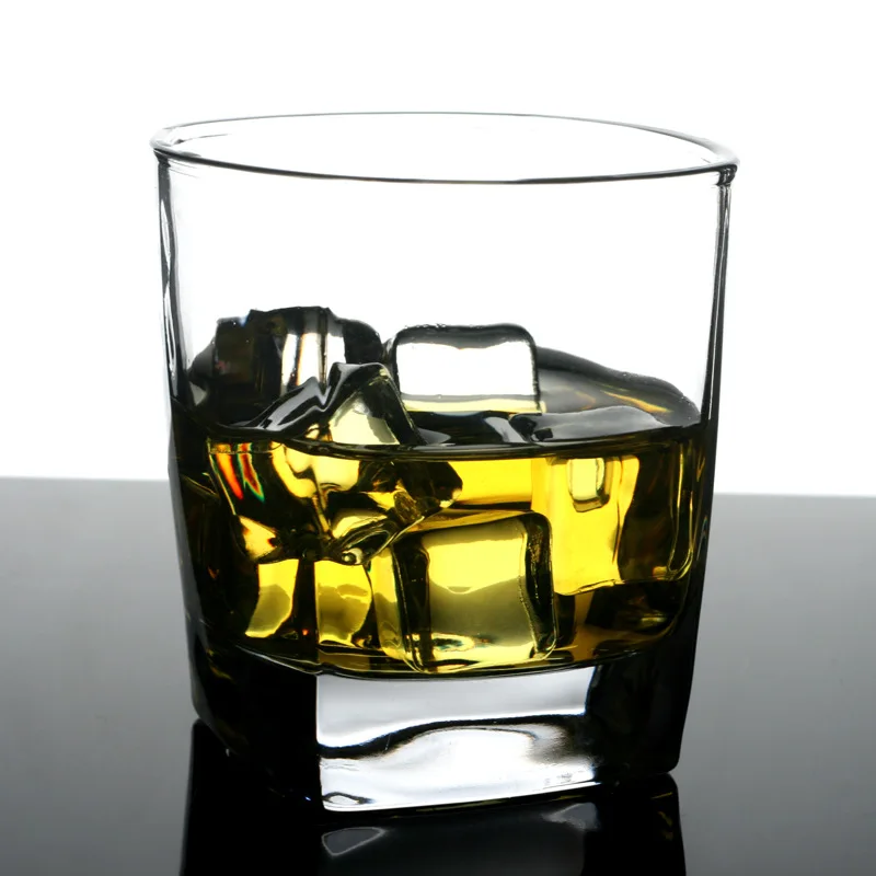 180ml Drinkware Thickened Square Glass Cup Household Simple Transparent Water Cups Beer Cup Bar Drinking Bottle