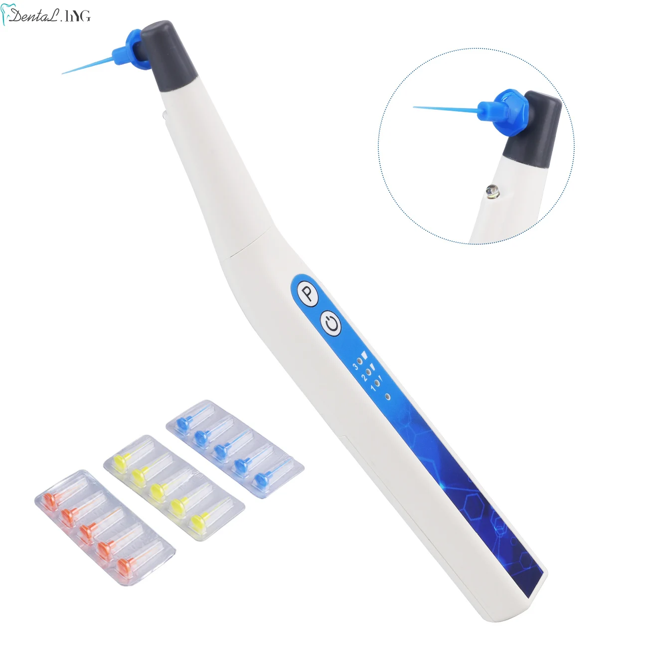 1Set Punte Per Irrigatore Sonico Dentale Endo Activator Con Luce A Led Per Strumento Dentale Canale Radicolare Irrigatore Sonico Strumenti Endodontici