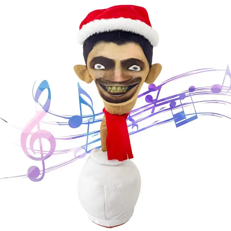 

Рождественский Электрический Туалет, Мужская плюшевая игрушка, кукла, Детская кукла, Рождественская музыкальная Мягкая кукла, плюшевая игрушка, праздничный подарок, мягкая игрушка Санта