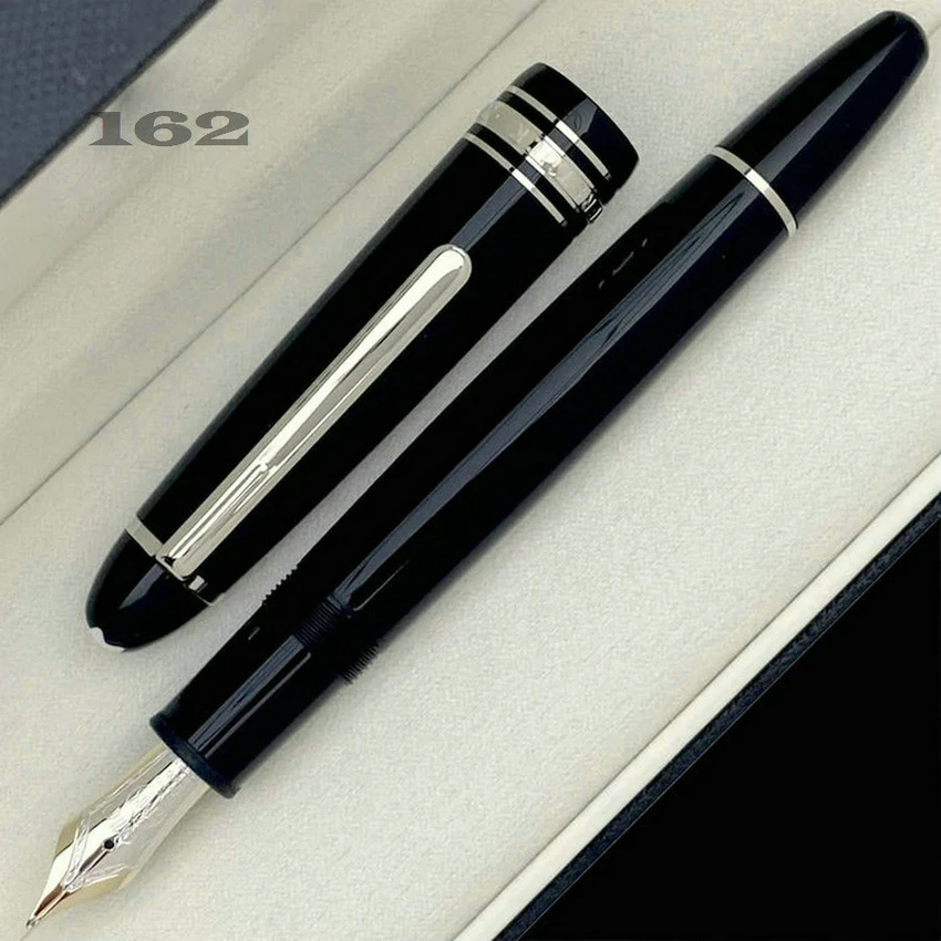Penna A Sfera Di Alta Qualità Luxuris Mb Meisterstitted Monte Penna A Sfera Rivestita In Platino Per Scrivere Il Numero Di Intarsio 163/145/149