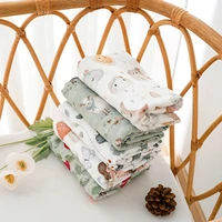 Kangobaby #My Soft Life# New Premier Bamboo Cotton Baby Muslin Swaddle Blanket Newborn Wrap Infant Bath Towel 120x110cm 2